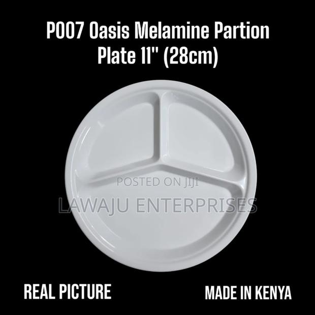 Oasis Portioned Melamine Plate - main view