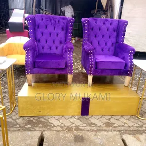 Purple Queen's Pedicure Chairs