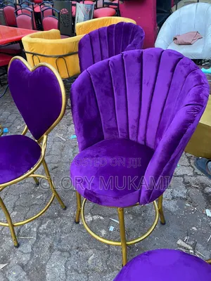 Purple Manicure Styling Chairs