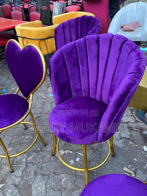 Purple Manicure Styling Chairs - main view