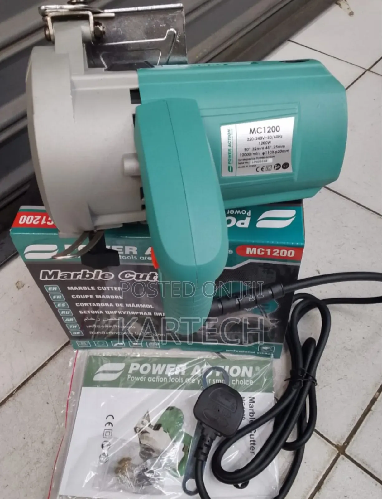 Power Action Marble Cutter 1200W