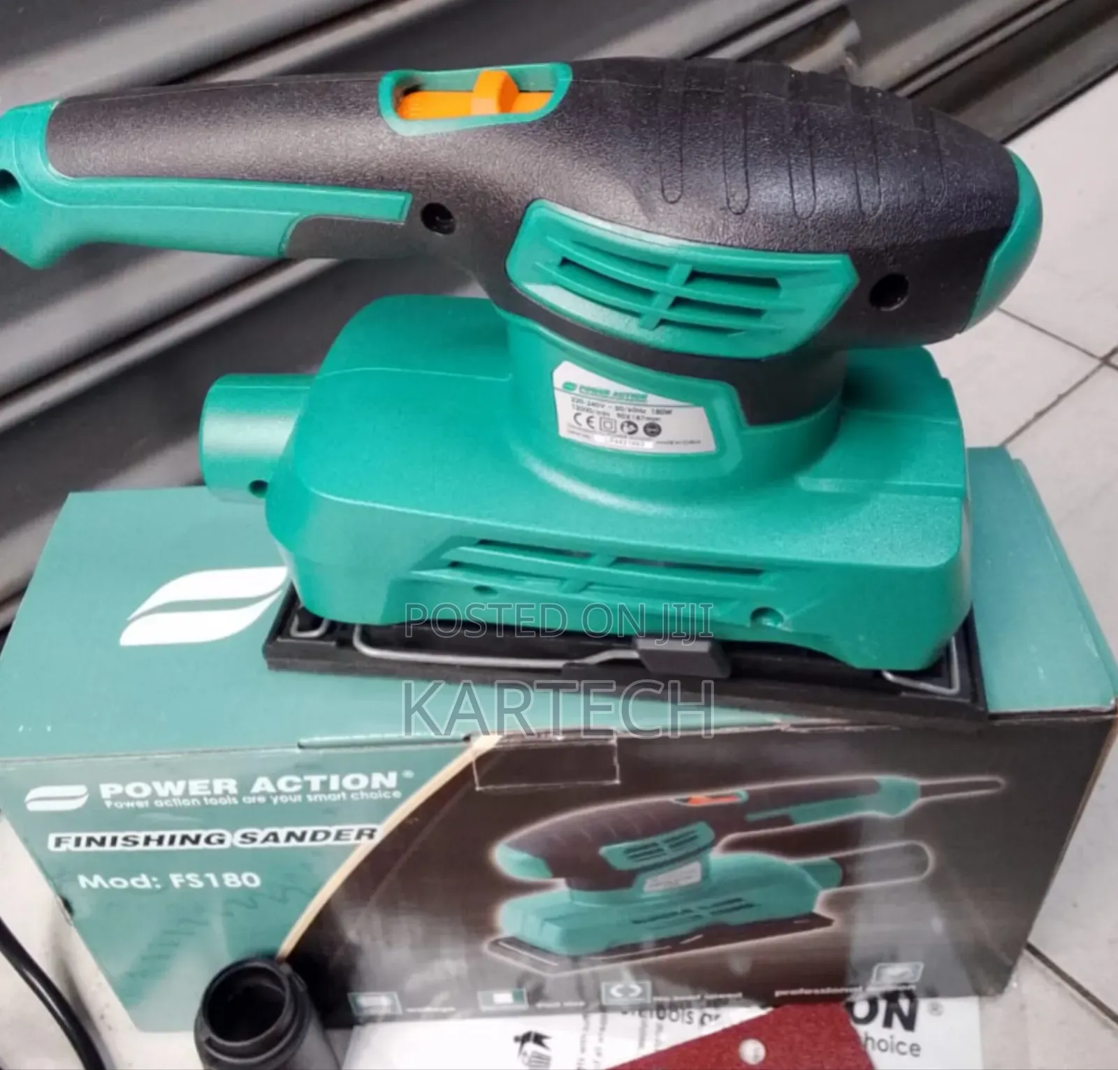 Power Action Finishing Sander 180W