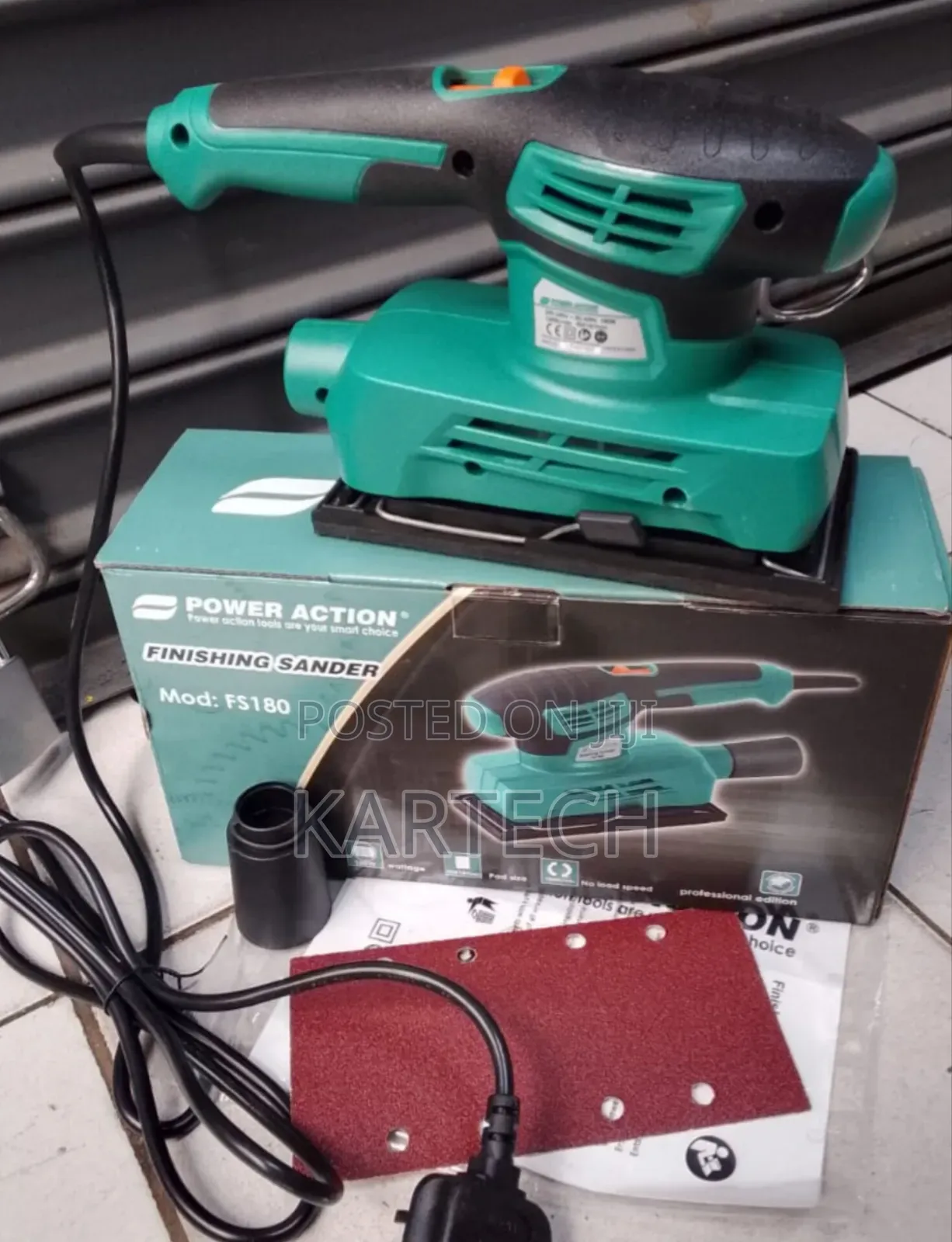 Power Action Corded Finishing Sander