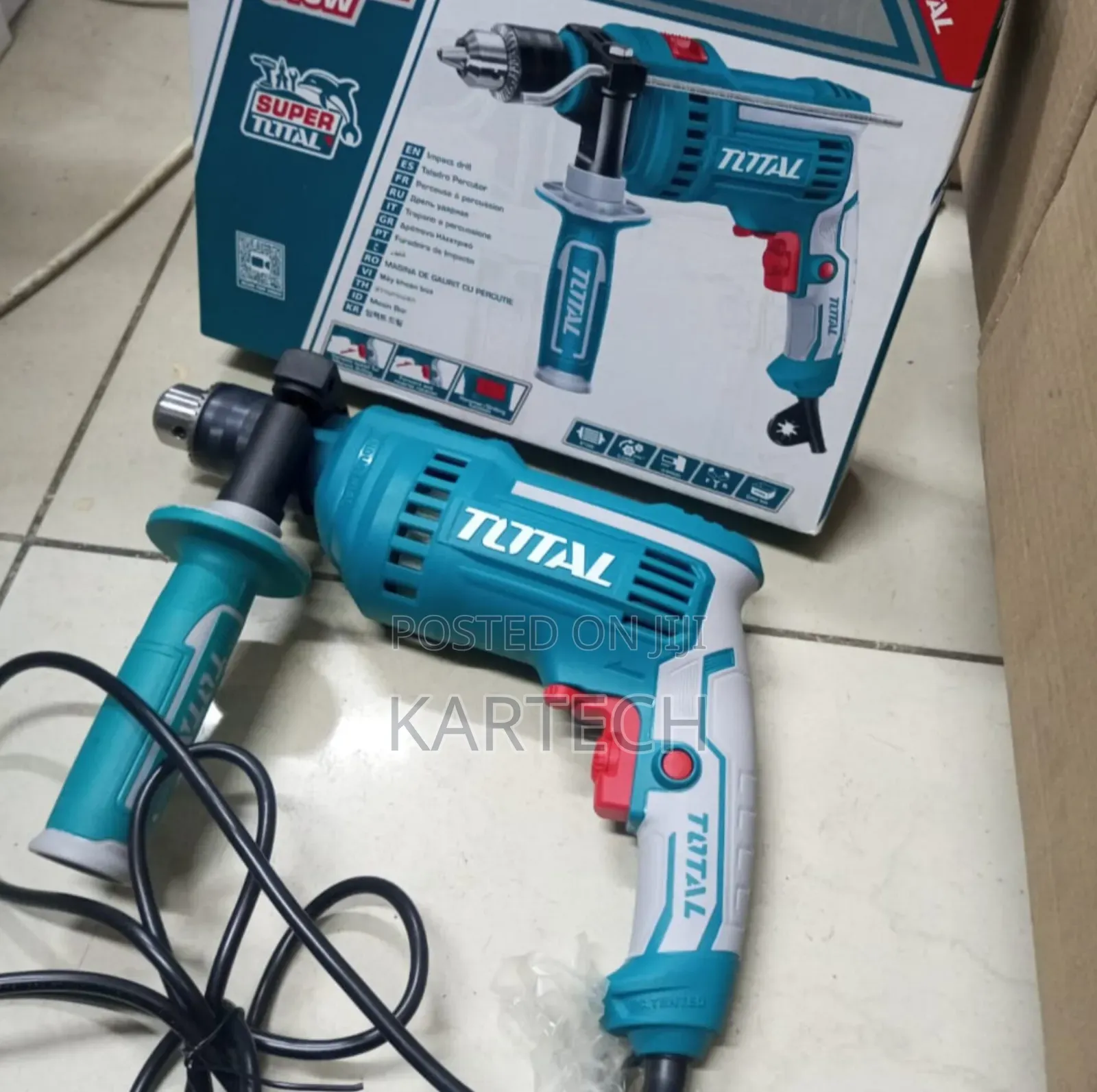 Total 810W Electric Hammer Drill