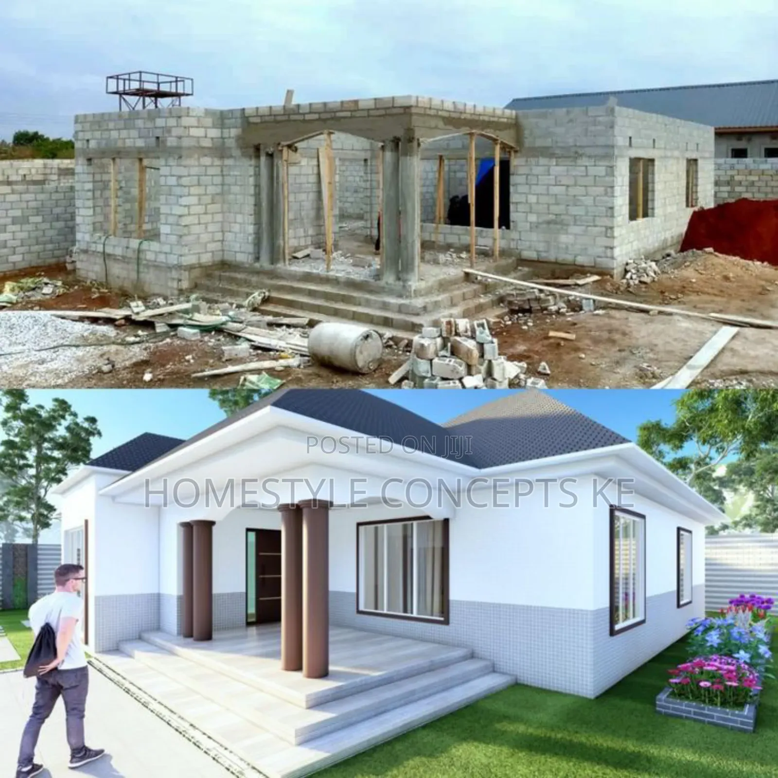 Modern Flat Roof Complex Home Design and Build Contractors