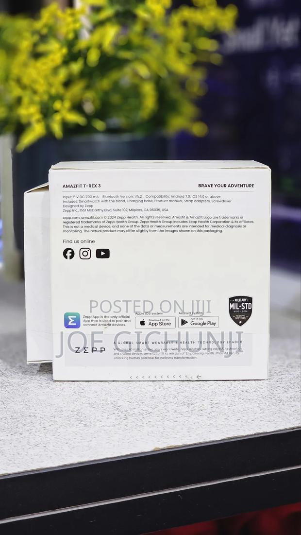 Amazfit T-Rex 3 Rugged/Military Smart Watch 48mm, GPS - thumbnail 2