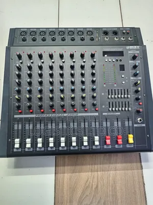 Omax Audio Powered Mixer, 8 Channel With Bluetooth and USB