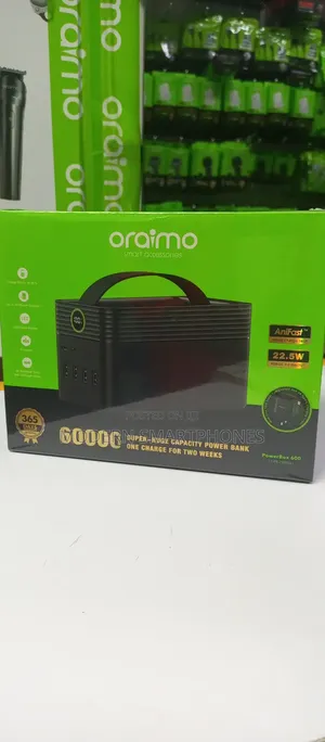 Oraimo 60000 Mah Power Bank 22.5w Super Fast Charging