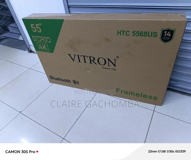 Vitron 55 Inch Smart Tv Uhd Frameless - main view