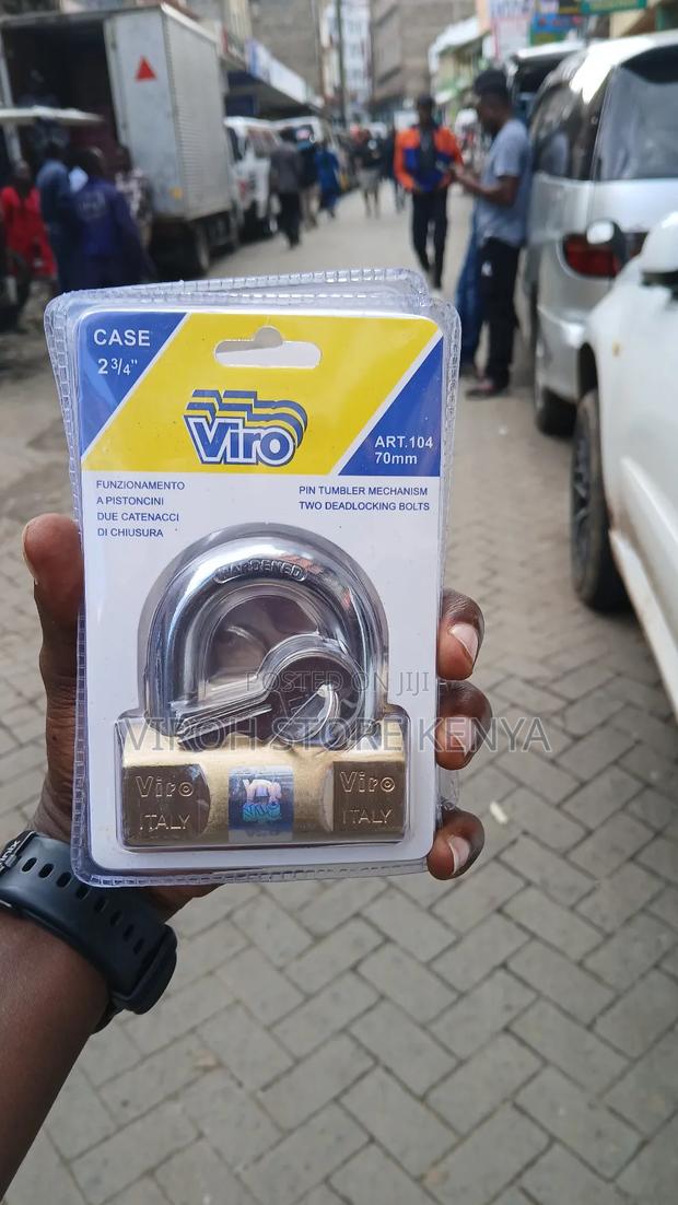 Viro Italy 70mm 104" Padlock Hardened Viro Padlock