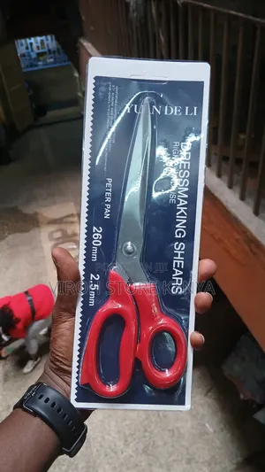 Dressmaking Scissors 260mm Tailoring Scissors- Red