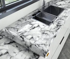 Beautiful Marble Contact Paper Kitchen Cabinets Decor