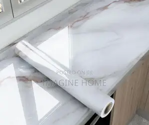 Self Adhesive Marble Contact Paper Kitchen Cabinets