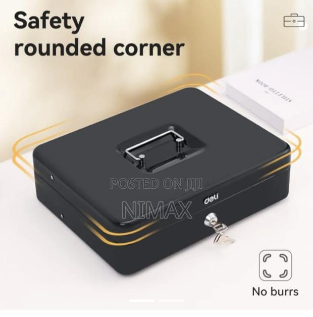 Cash Box With Foldable Coin And Note Slots - thumbnail 2
