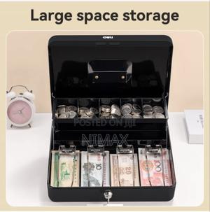 Cash Box With Foldable Coin And Note Slots - main view