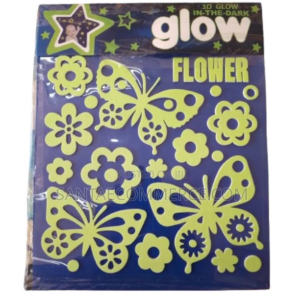 Glowing in the Dark Butterfly Flower Luminous Sticker