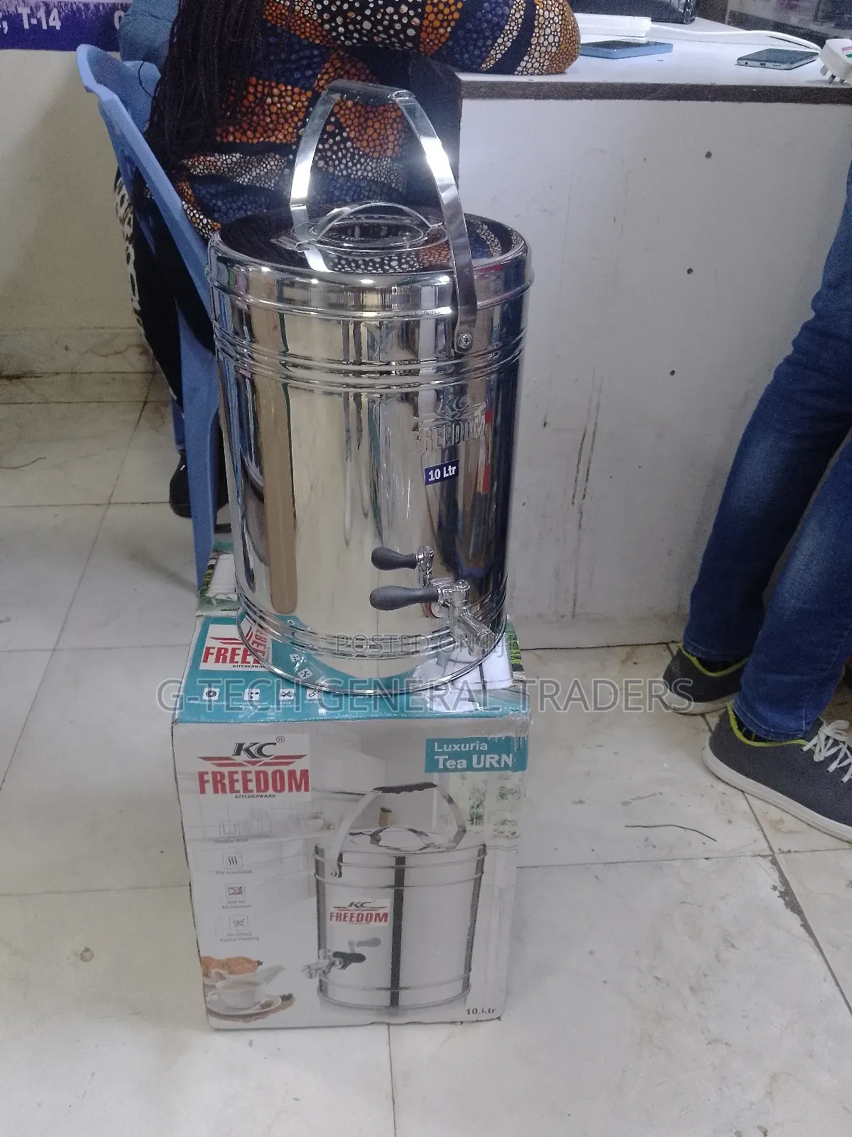 Stainless Steel 10l Teapot/Tea Urn