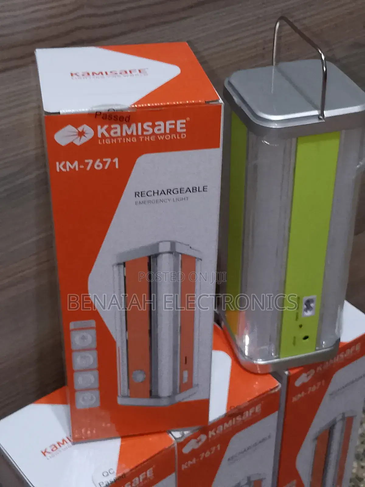 Kamisafe Lamps.4000 Mah Lead Acid Battery, Potary Switch.