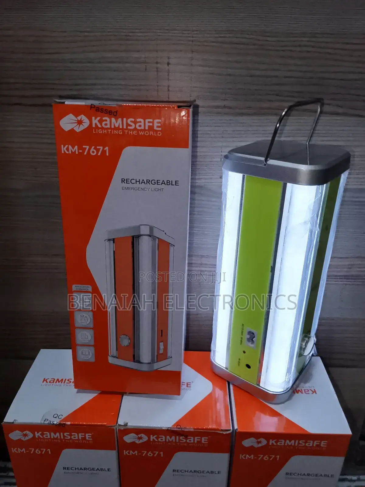 Kamisafe Lamps.4000 Mah Lead Acid Battery, Potary Switch.