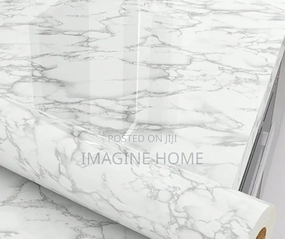 Self Adhesive Marble Contact Paper Wall Kitchen Decoration