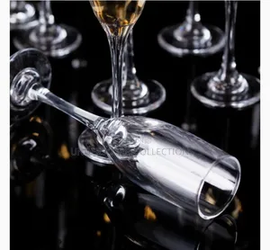 Set of 6 PCS Champagne Glass Clear Capacity 170ml