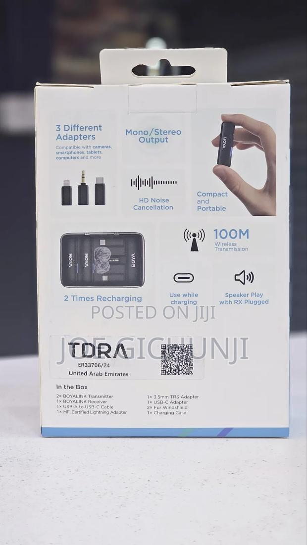 Boyalink
3-in-1 Compact Wireless Microphone - thumbnail 2