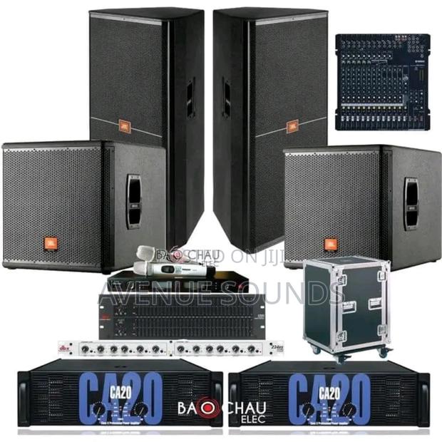 Public Address Sound System Loudspeakers With Amplifiers