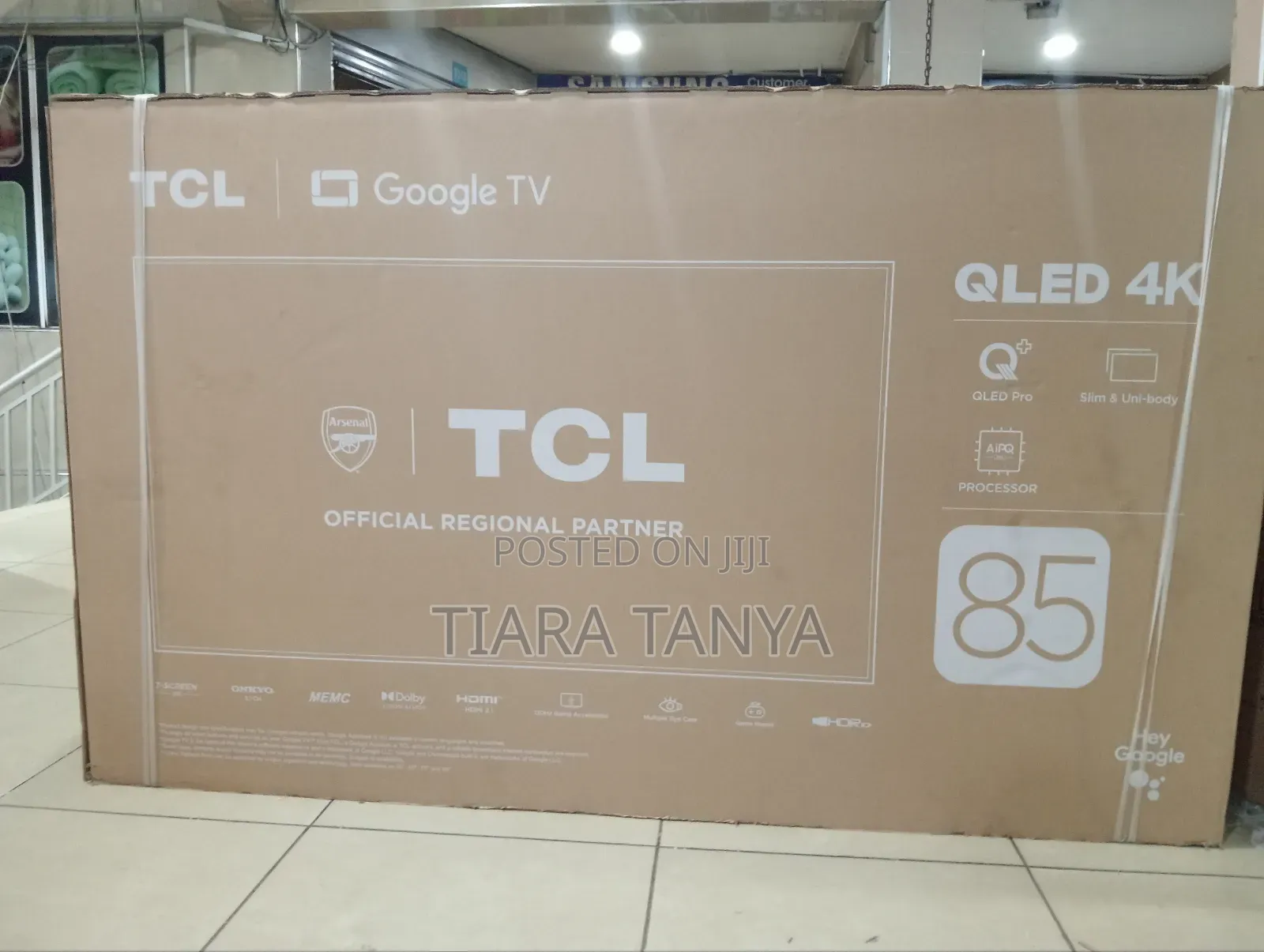 TCL 85" Qled C655 Smart Google Tv