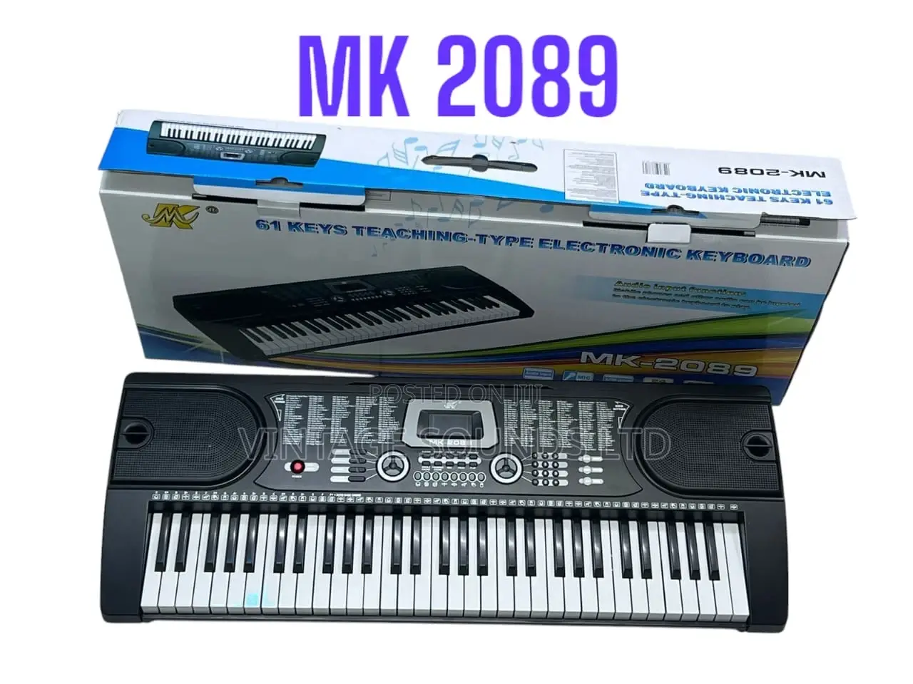 61keys Mk2089 Learners Professional Keyboard ( GRAY )