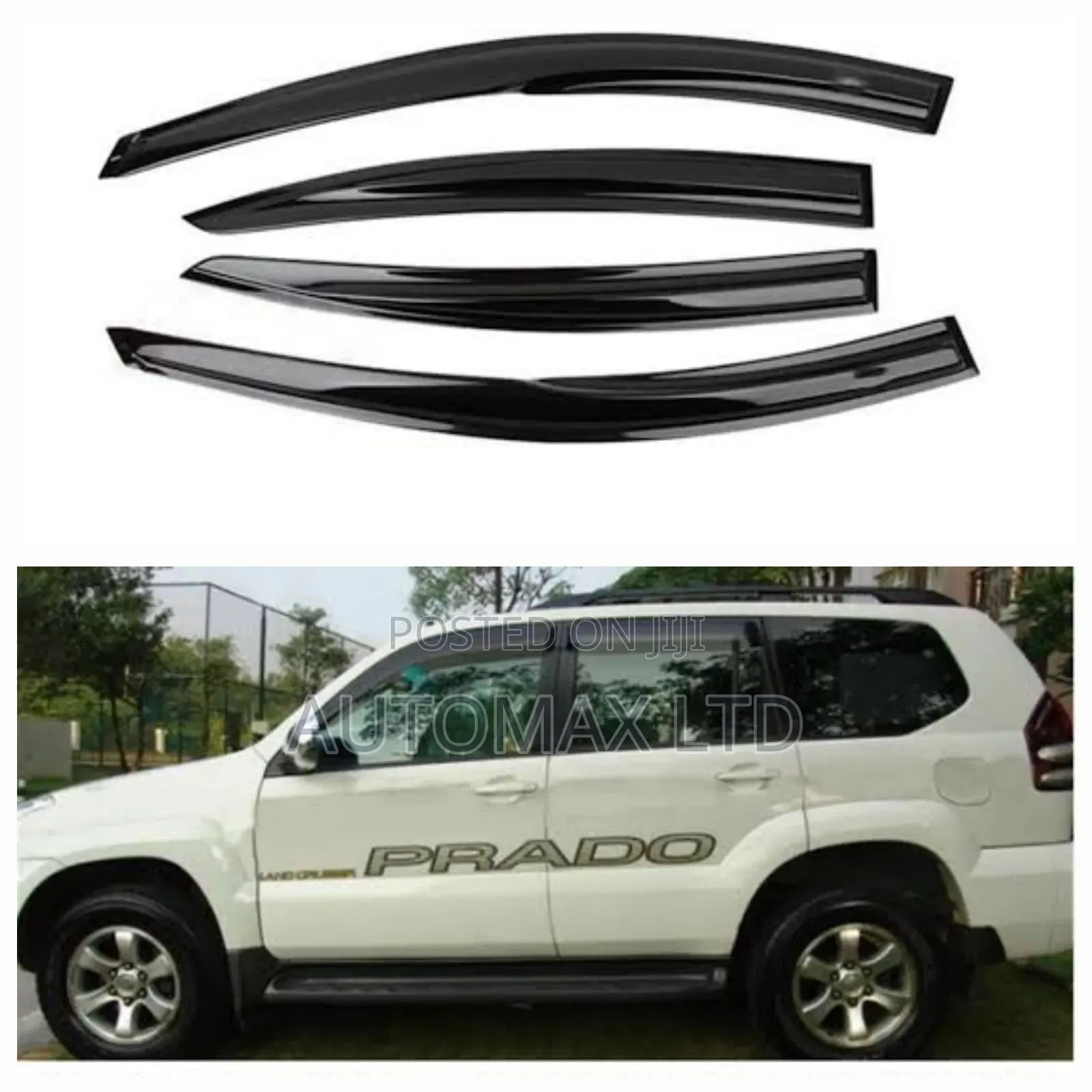 Toyota Land Cruiser PRADO, FJ120, Window Visor