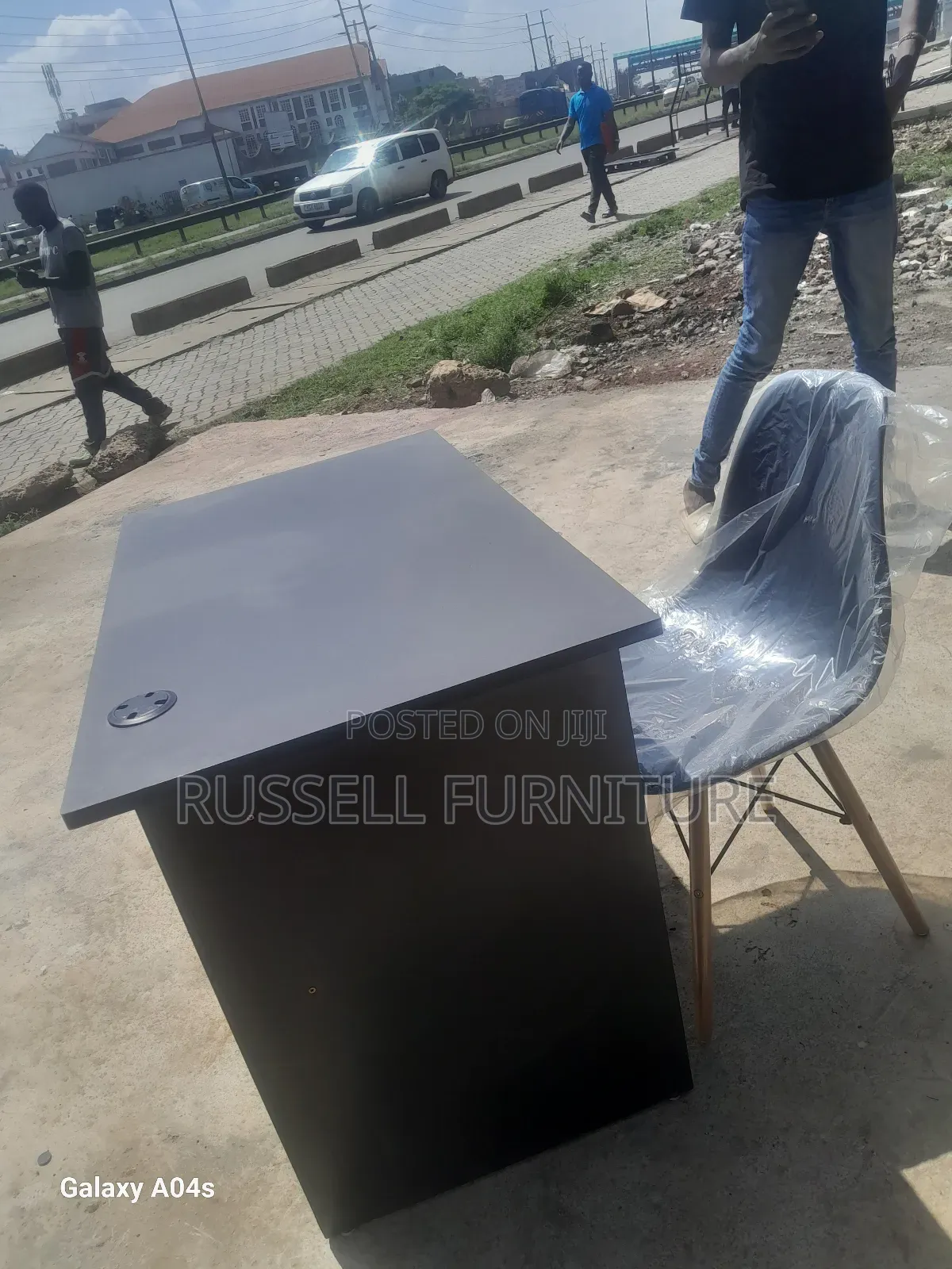 Black Eames Study Table