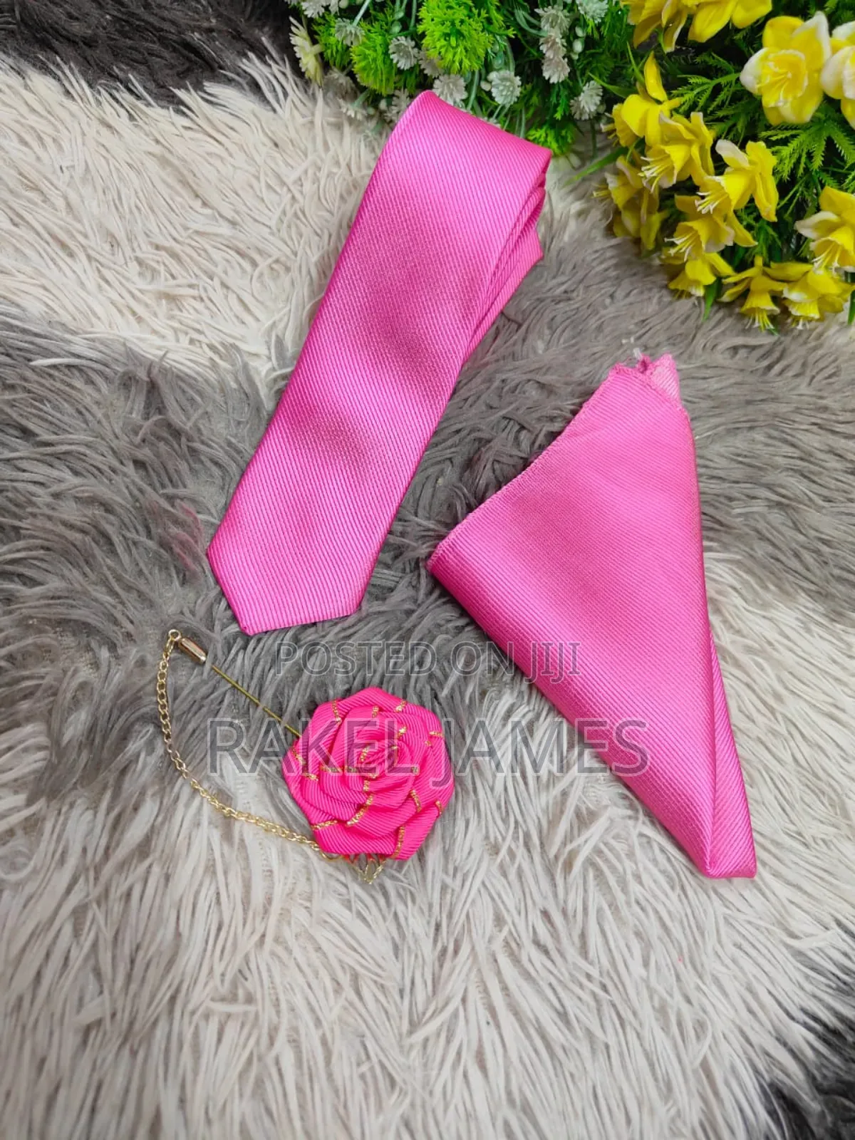 Tie and Lapel Flower