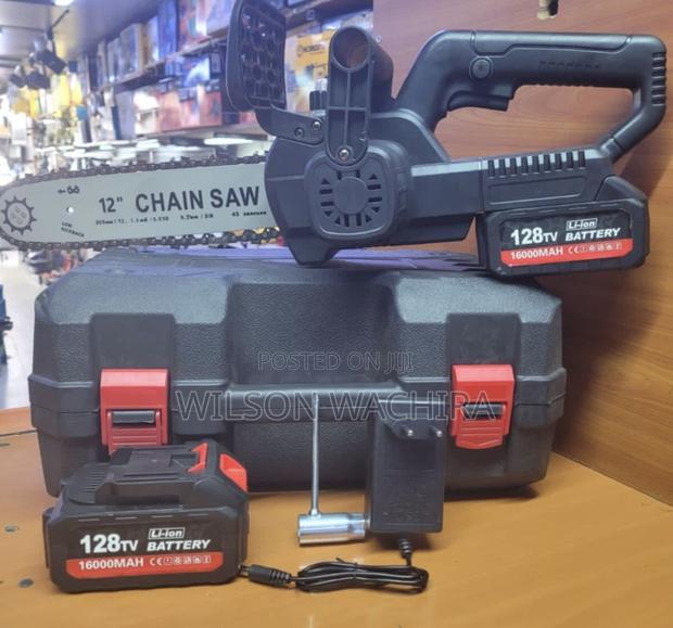 Cordless Chain Saw 12”. 128v/16000mah - main view