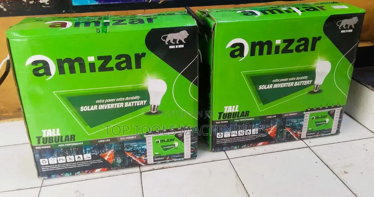 Amizar Solar Battery 200 Ah 12V Tall Tubular