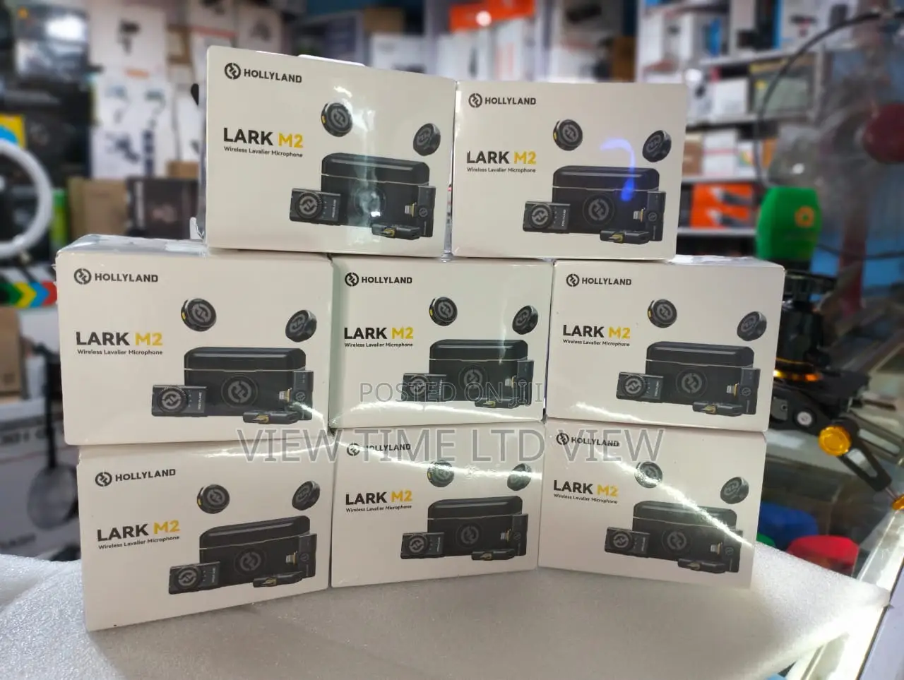 Hollyland Lark M2 Wireless Lavalier Microphone-Combo Black