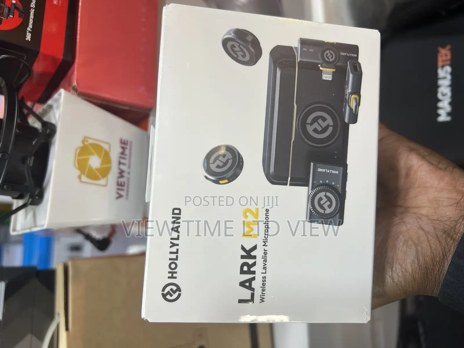 Hollyland Lark M2 Wireless Lavalier Microphone-Combo Black