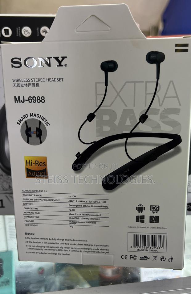 Sony Wireless Mj6988 Neckband. - thumbnail 2