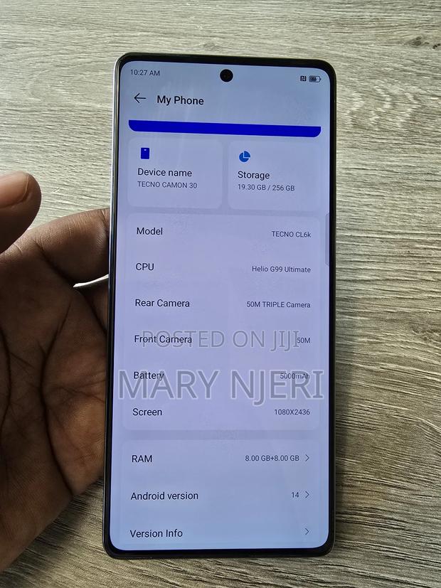 Tecno Camon 30 256 GB White - thumbnail 3