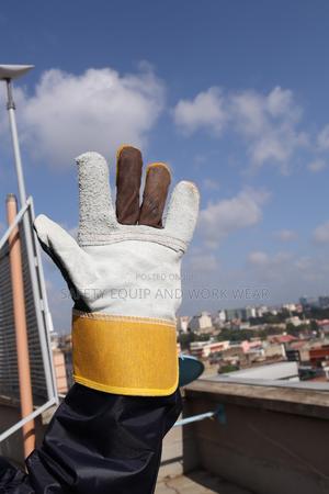 Short Leather Utility Gloves - thumbnail 2