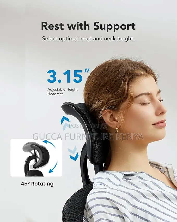 Office Chairs: Ergonomic Mesh High Back Computer Chair