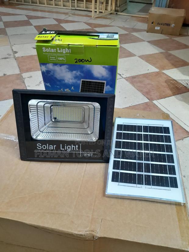 New LED Solar Light 200watts + Panel - main view