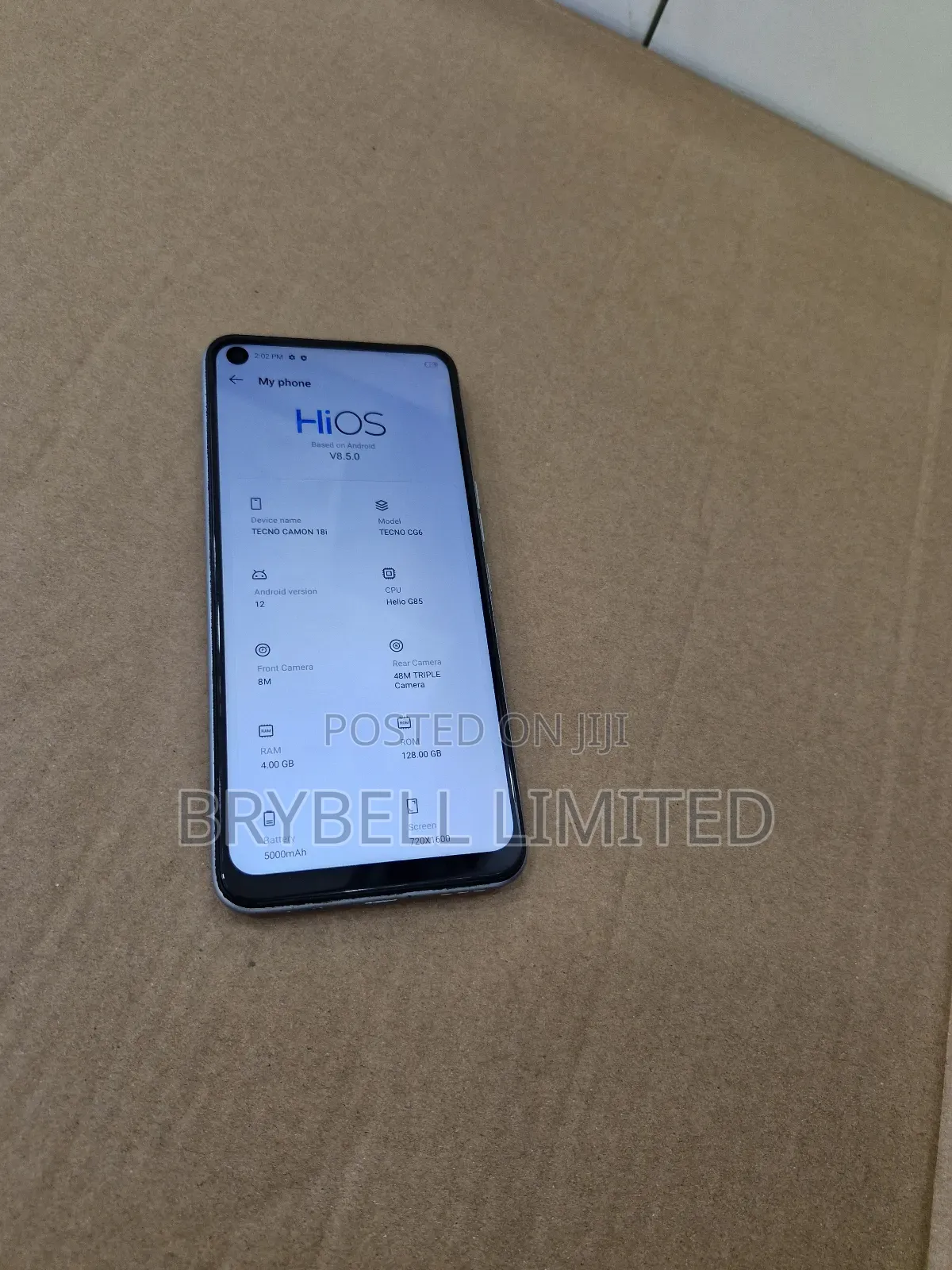 Tecno Camon 18i 128 GB Blue