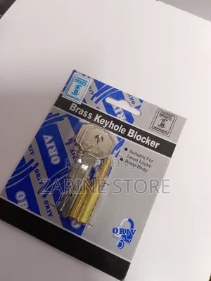 Keyhole Blocker Brass Body