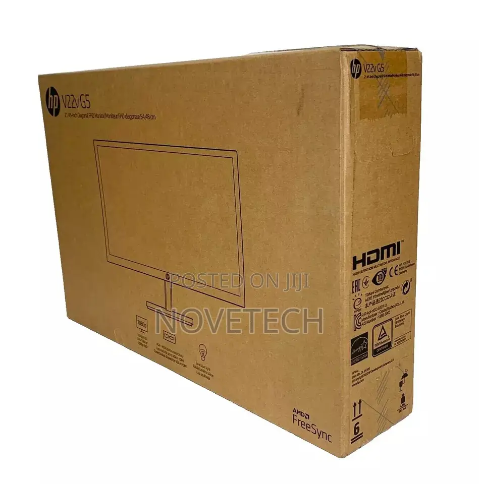 HP V22v G5 FHD Monitor 22 FHD (1920 X 1080) 48-75 Hz