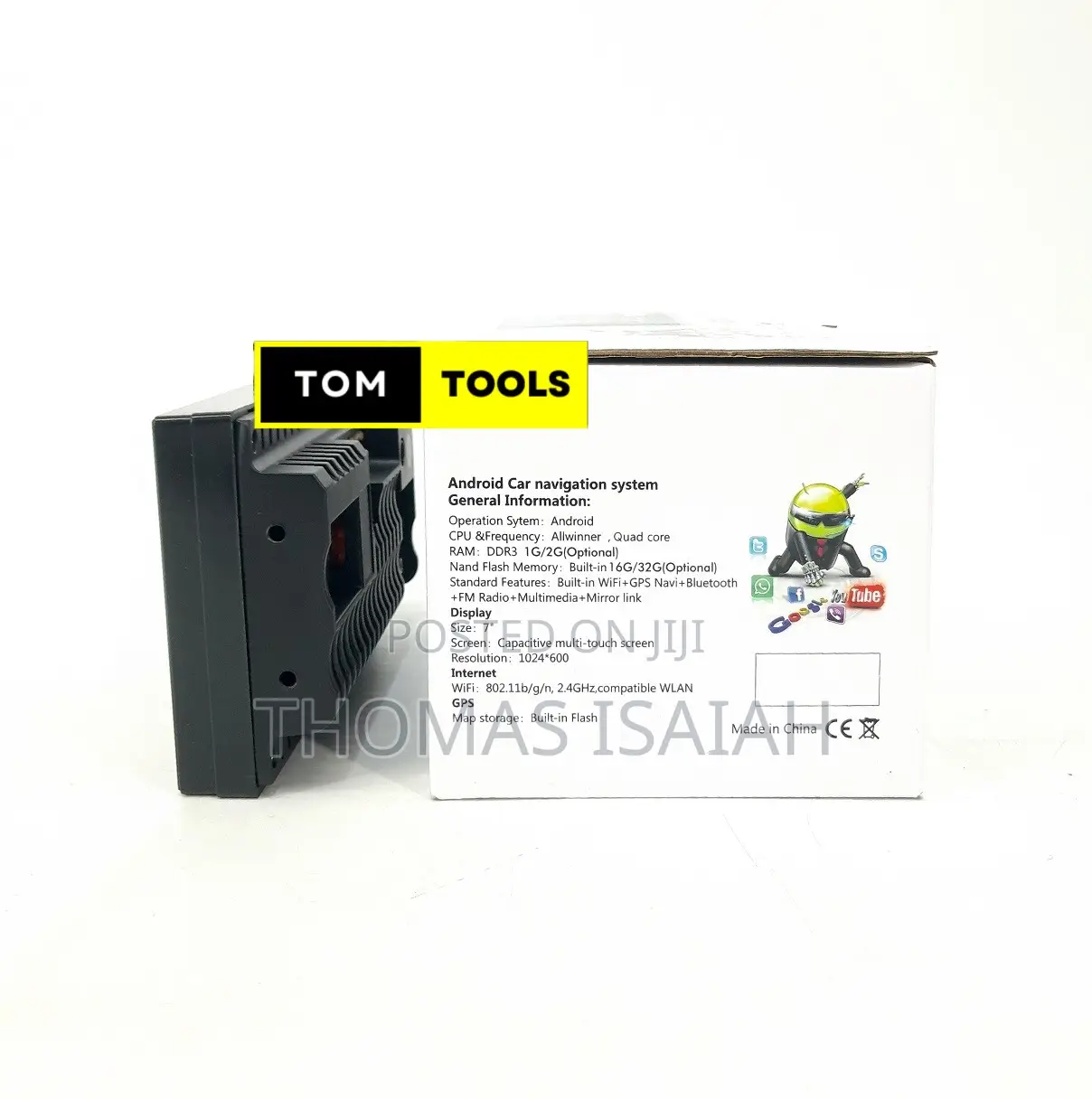 7 Inch Android Car Radio Navigation System, Capacitive Touch
