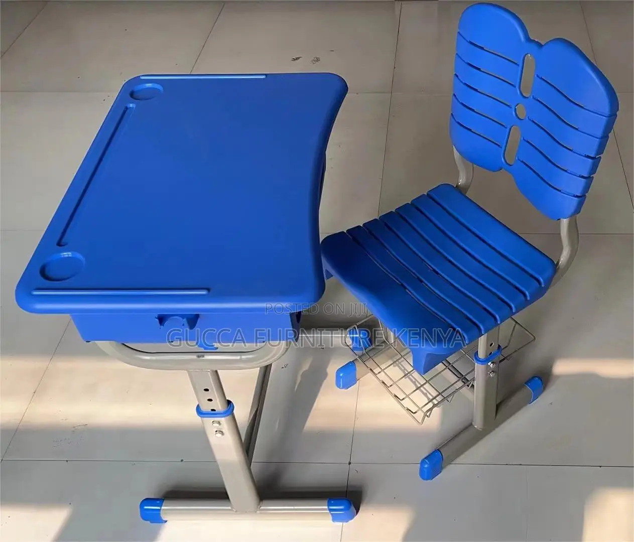 Kids Furniture: Tutorial Kids Class Desks and Chairs Set