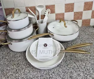 Premium Ceramic Cookware Set PFAS PFOA FREE Lead Cadmium