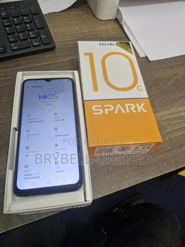 Tecno Spark 10C 128 GB Blue - thumbnail 2