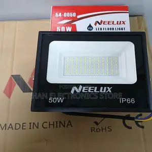 White Security Light Neelux Ip 50 Watts Electric Floodlight
