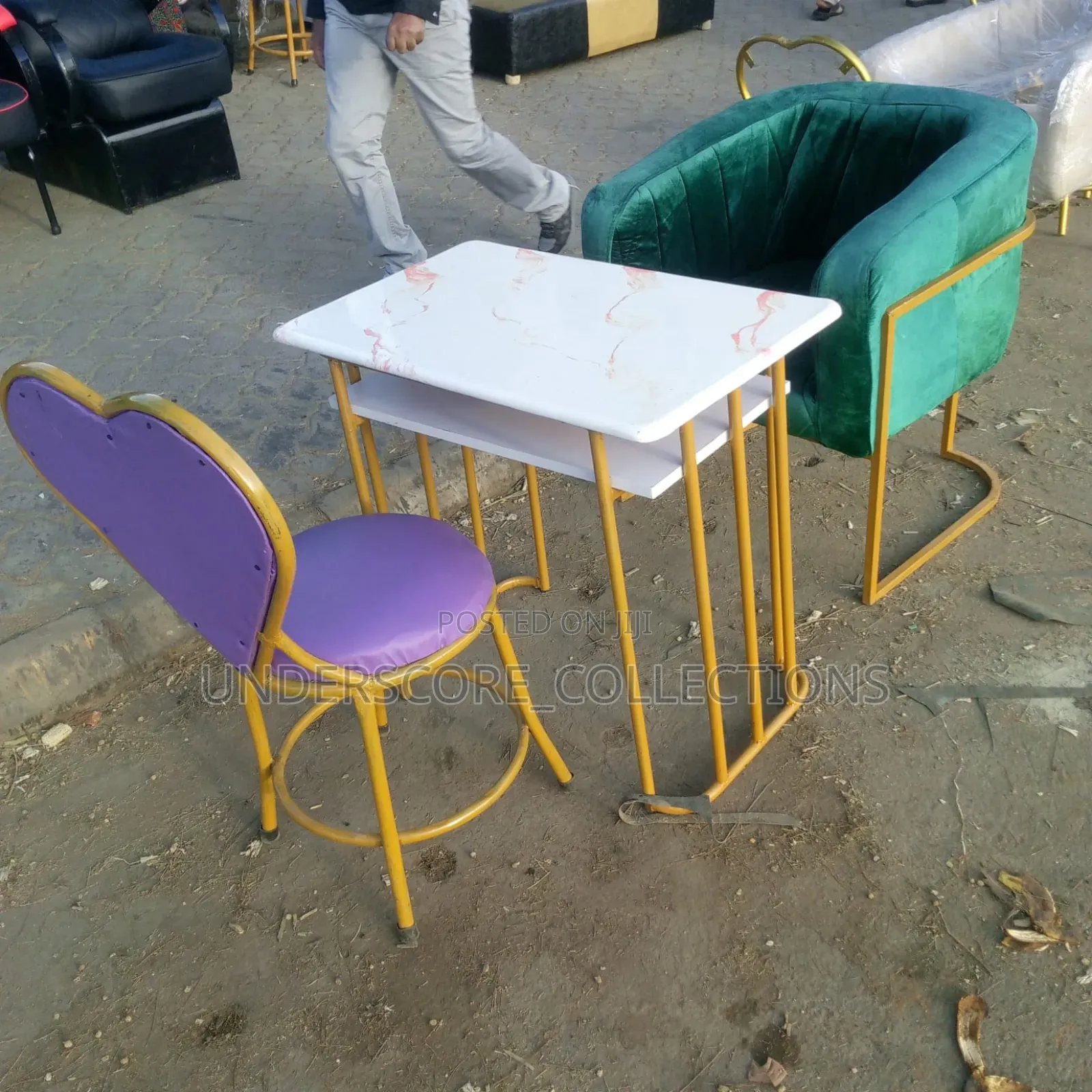 Styling Chairs and White White Marble Tables